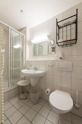 Ein Badezimmer in der Unterkunft Hotel Bayernwinkel - Yoga & Ayurveda