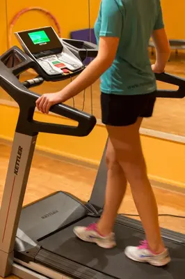 Das Fitnesscenter und/oder die Fitnesseinrichtungen in der Unterkunft Hotel Bayernwinkel - Yoga & Ayurveda