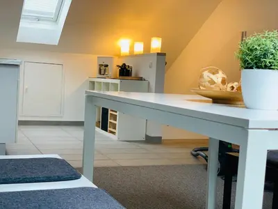 Küche/Küchenzeile in der Unterkunft Ferienwohnung Munchen
