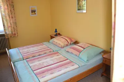 Ein Bett oder Betten in einem Zimmer der Unterkunft Landgasthof zur Quelle