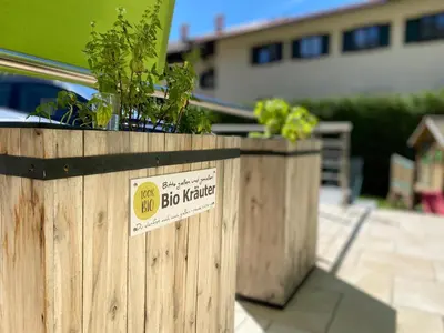 Das Gebäude in dem sich die Ferienwohnung befindet