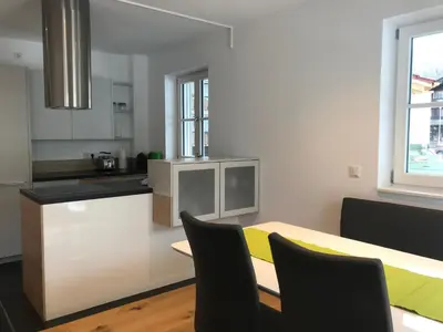 Küche/Küchenzeile in der Unterkunft Lea am See - Bio Design Appartement