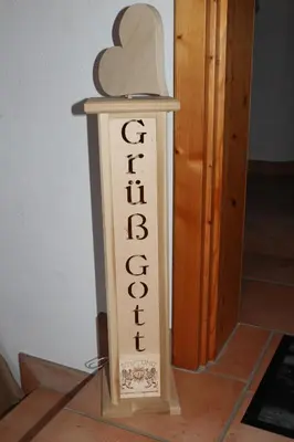 Ein Zertifikat, Auszeichnung, Logo oder anderes Dokument, das in der Unterkunft Ferienwohnung Uschi Willibald ausgestellt ist