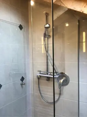 Ein Badezimmer in der Unterkunft Ferienwohnung Uschi Willibald