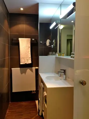 Ein Badezimmer in der Unterkunft Hotel Königstein