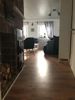 Ein Sitzbereich in der Unterkunft Ilmhaus 2