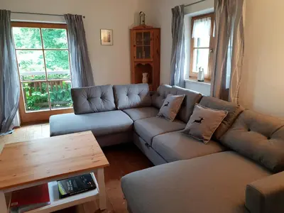 Ein Sitzbereich in der Unterkunft Martina's place