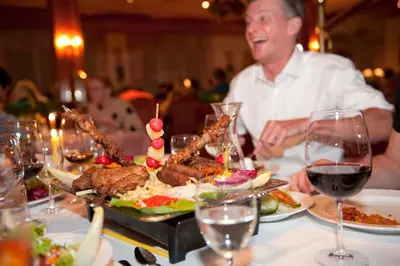 Essen im Hotel oder in der Nähe