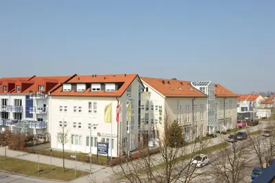 Das Gebäude in dem sich das Hotel befindet