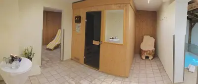 Ein Badezimmer in der Unterkunft Berggasthof Hummelei