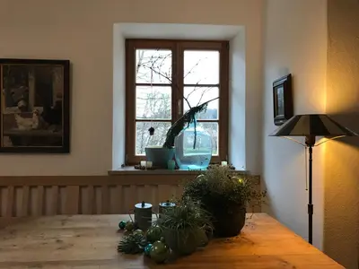 TV/Unterhaltungsangebot in der Unterkunft Malerhaus am Kolbergarten