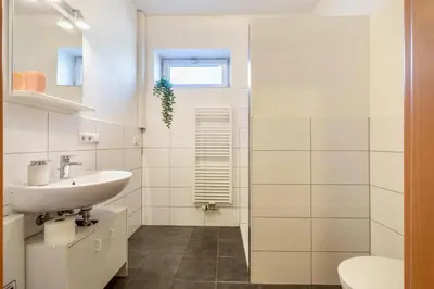 Ein Badezimmer in der Unterkunft Backerwirt - Wohnen und Schlafen