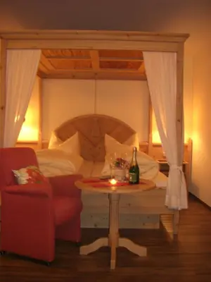 Getränke in der Unterkunft Hubertus Apfeltrang - Braugasthof und Wellnesshotel im Allgäu