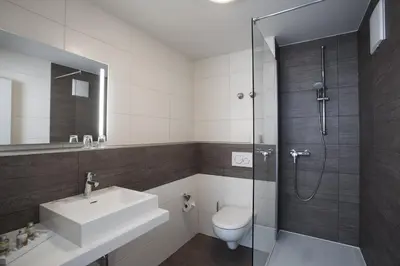 Ein Badezimmer in der Unterkunft Hotel Alter Wirth