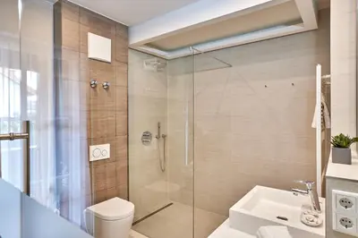 Ein Badezimmer in der Unterkunft Hotel Alter Wirth