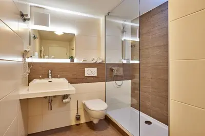 Ein Badezimmer in der Unterkunft Hotel Alter Wirth