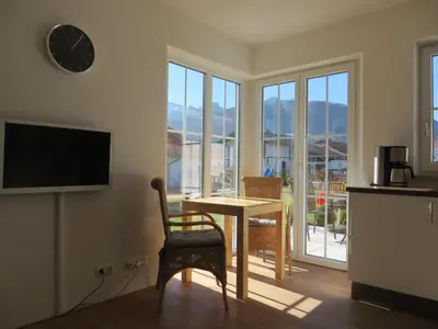 TV/Unterhaltungsangebot in der Unterkunft Ferienwohnung am Golfplatz