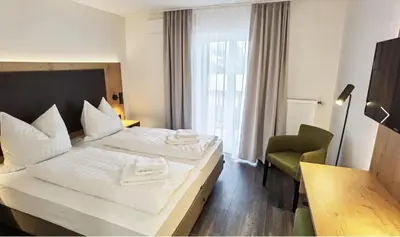 Ein Bett oder Betten in einem Zimmer der Unterkunft Waldschlößl