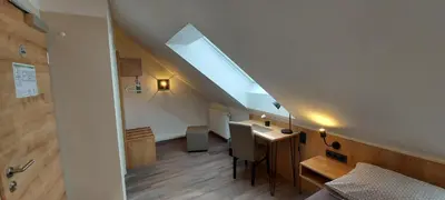 Ein Bett oder Betten in einem Zimmer der Unterkunft Pension DELAGERA