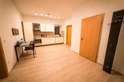 Küche/Küchenzeile in der Unterkunft Boardinghouse Gaimersheim