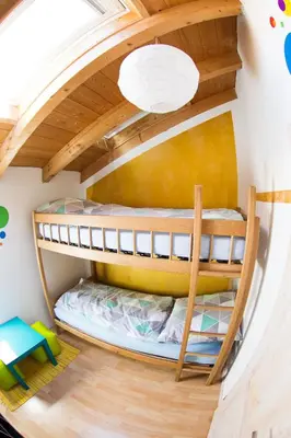 Ein Bett oder Betten in einem Zimmer der Unterkunft Hinterlechnerhof