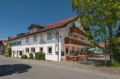 Das Gebäude in dem sich das Hotel befindet
