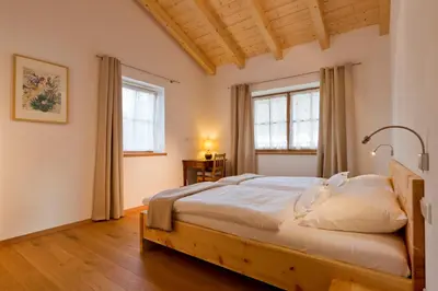 Ein Bett oder Betten in einem Zimmer der Unterkunft Ferienwohnung F9