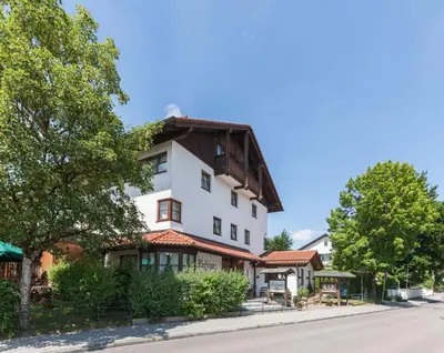 Das Gebäude in dem sich das Hotel befindet