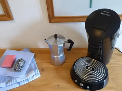 Kaffee-/Teezubehör in der Unterkunft Das Hauslhaus
