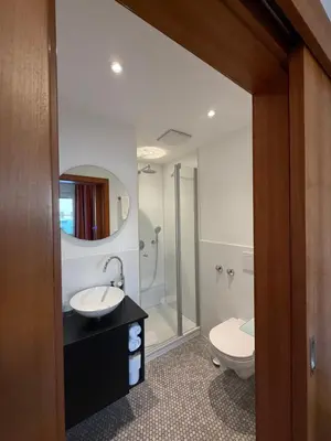 Ein Badezimmer in der Unterkunft Altstadthotel Wetzel