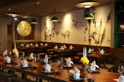Ein Restaurant oder anderes Speiselokal in der Unterkunft Appartment-Hotel-Hölzl