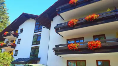 Das Gebäude in dem sich das Hotel befindet