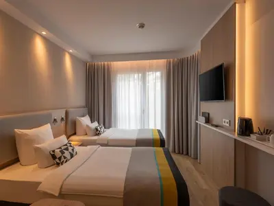 Ein Bett oder Betten in einem Zimmer der Unterkunft Holiday Inn Express Munich - City East by IHG