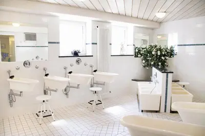 Ein Badezimmer in der Unterkunft Kurhotel Kaiser