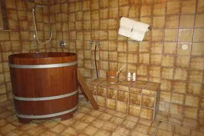 Ein Badezimmer in der Unterkunft Gästehaus Peter Wiedemann