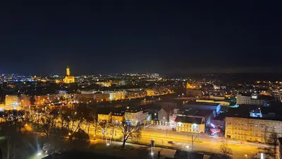 Ein allgemeiner Blick auf Augsburg oder ein Stadtblick von der Ferienwohnung aus