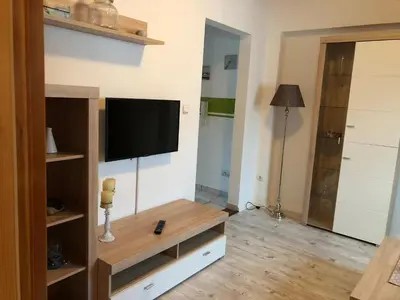 TV/Unterhaltungsangebot in der Unterkunft Ferienwohnung Held