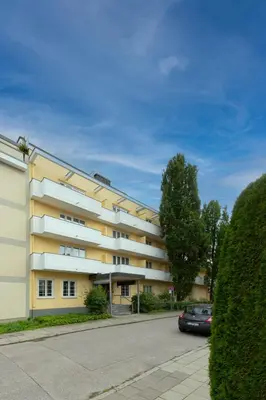 Das Gebäude in dem sich das Hotel befindet