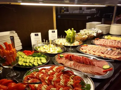 Essen im Hotel oder in der Nähe