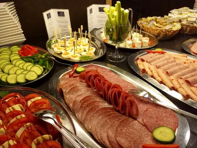 Essen im Hotel oder in der Nähe