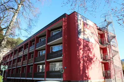 Das Gebäude in dem sich das Hotel befindet