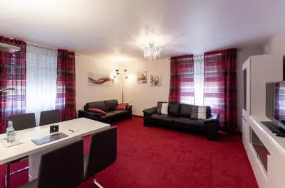 Küche/Küchenzeile in der Unterkunft Arthotel ANA Aura