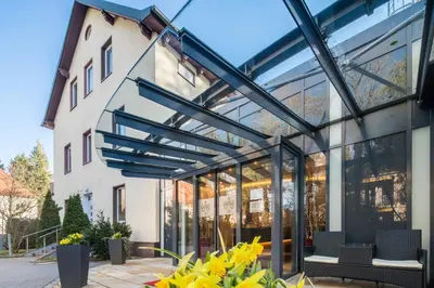 Das Gebäude in dem sich das Hotel befindet