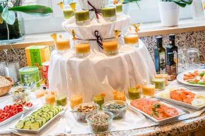 Essen im Hotel oder in der Nähe