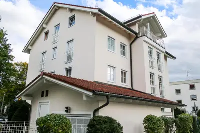 Das Gebäude in dem sich das Hotel befindet