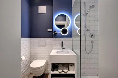 Ein Badezimmer in der Unterkunft Hotel Uhland