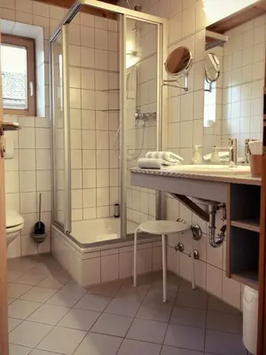 Ein Badezimmer in der Unterkunft Ferienwohnungen Evi Huber
