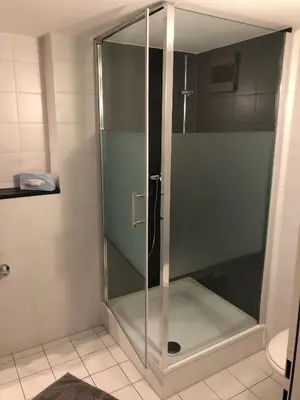 Ein Badezimmer in der Unterkunft Anderschitz Landhotel