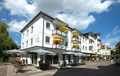 Das Gebäude in dem sich die Ferienwohnung befindet