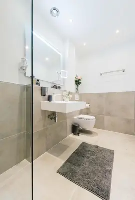 Ein Badezimmer in der Unterkunft Unique Inn